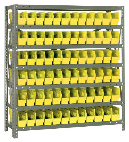 Steel Shelf Bin Unit 1239-100