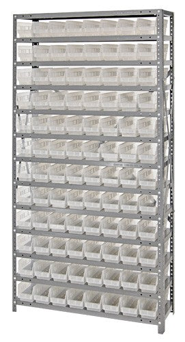 Clear-View Shelf Bin Unit 1275-101CL