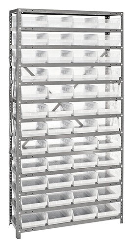 Steel Shelf Bin Unit 1275-107