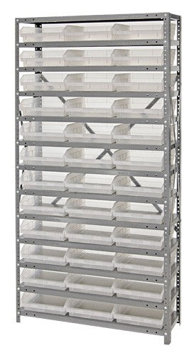 Clear-View Shelf Bin Unit 1275-109CL