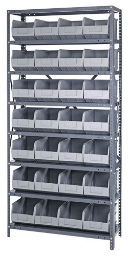 Stackable Shelf Bin Steel Shelving System 1275-443