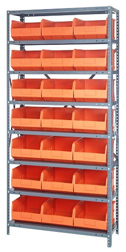 Stackable Shelf Bin Steel Shelving System 1875-465