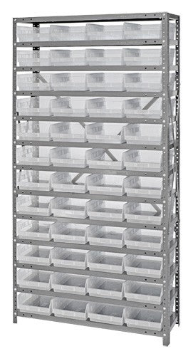 Clear-View Shelf Bin Unit 1875-108CL