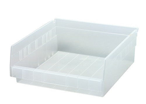 Clear-View Economy Shelf Bin 11-5/8" x 11-1/8" x 4" ( Case of 8 )