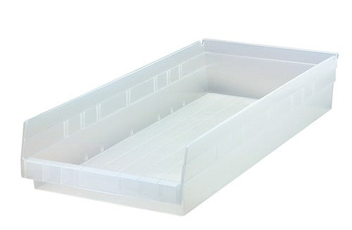 Clear-View Economy Shelf Bin  23-5/8" x 11-1/8" x 4" ( Case of 6 )