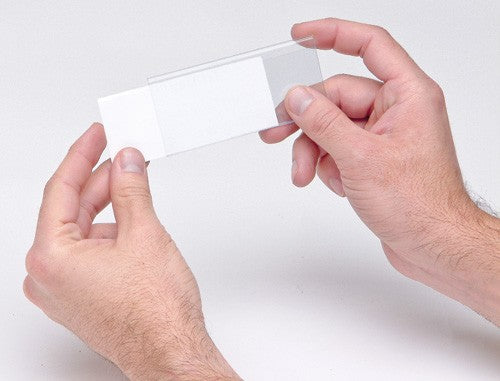 Clear Label Holder with Laser Label Insert LTR-1754 ( Case of 25 )