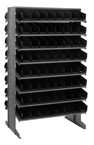 Economy 4" Shelf Bin Sloped Shelving Systems  QPRD-101