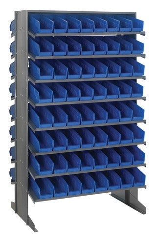 Economy 4" Shelf Bin Sloped Shelving Systems  QPRD-101