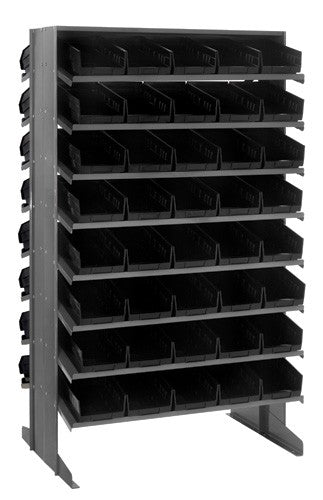Economy 4" Shelf Bin Sloped Shelving Systems  QPRD-102