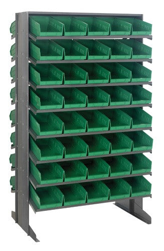 Economy 4" Shelf Bin Sloped Shelving Systems  QPRD-102