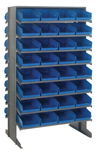 Economy 4" Shelf Bin Sloped Shelving Systems  QPRD-107