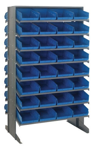 Economy 4" Shelf Bin Sloped Shelving Systems  QPRD-108