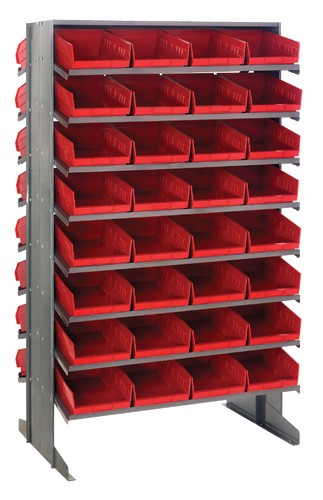 Economy 4" Shelf Bin Sloped Shelving Systems  QPRD-107