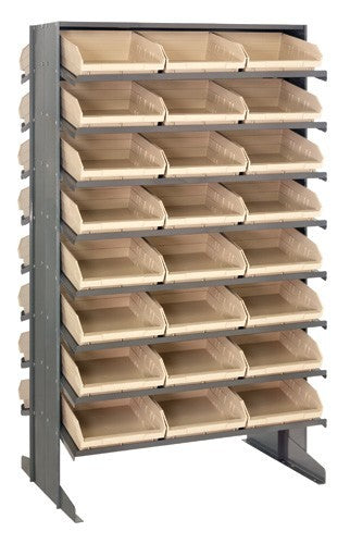 Economy 4" Shelf Bin Sloped Shelving Systems  QPRD-110