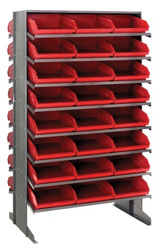 Economy 4" Shelf Bin Sloped Shelving Systems  QPRD-110