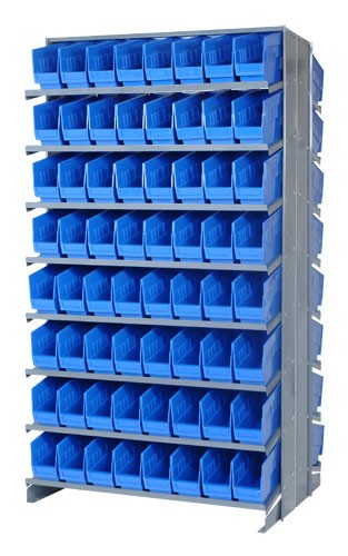 Store-More 6" Shelf Bin Sloped Shelving Systems QPRD-203
