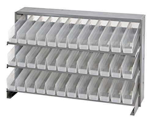 Economy 4" Shelf Bin Sloped Shelving Systems  QPRHA-100