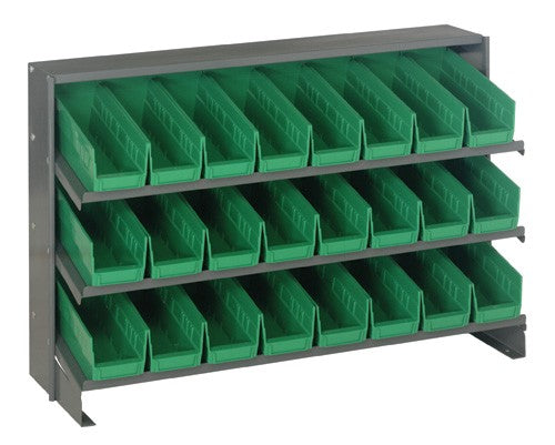Economy 4" Shelf Bin Sloped Shelving Systems  QPRHA-101