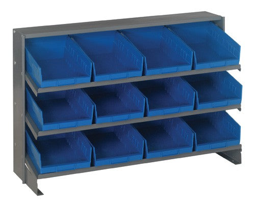 Economy 4" Shelf Bin Sloped Shelving Systems  QPRHA-107