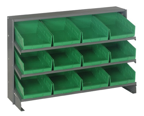 Economy 4" Shelf Bin Sloped Shelving Systems  QPRHA-107