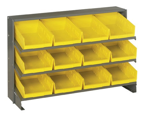Economy 4" Shelf Bin Sloped Shelving Systems  QPRHA-107