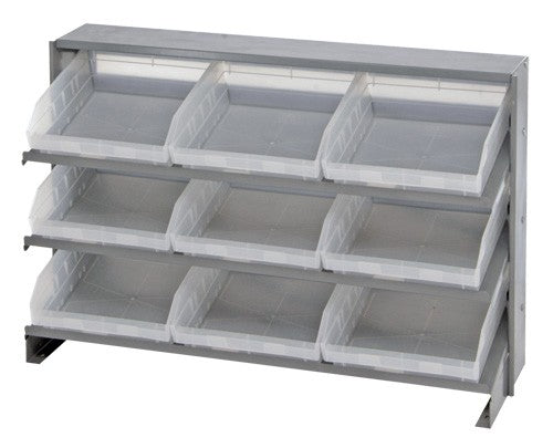 Economy 4" Shelf Bin Sloped Shelving Systems  QPRHA-109
