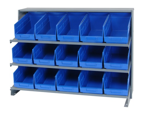 Store-More 6" Shelf Bin Sloped Shelving Systems QPRHA-202