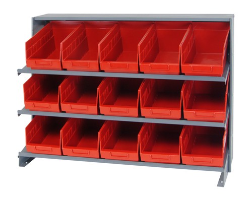 Store-More 6" Shelf Bin Sloped Shelving Systems QPRHA-202