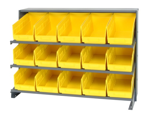 Store-More 6" Shelf Bin Sloped Shelving Systems QPRHA-202