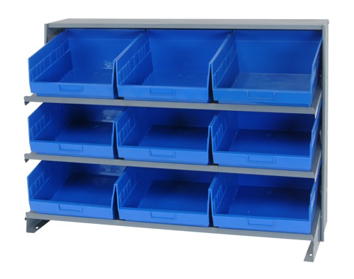 Store-More 6" Shelf Bin Sloped Shelving Systems QPRHA-209