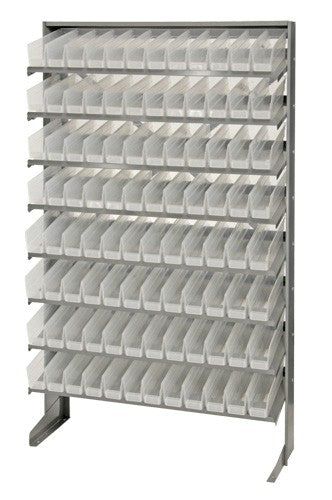 Economy 4" Shelf Bin Sloped Shelving Systems  QPRS-100