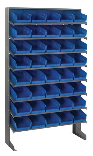 Economy 4" Shelf Bin Sloped Shelving Systems  QPRS-102