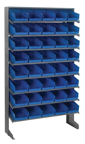 Economy 4" Shelf Bin Sloped Shelving Systems  QPRS-104