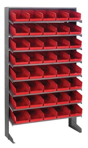 Economy 4" Shelf Bin Sloped Shelving Systems  QPRS-102