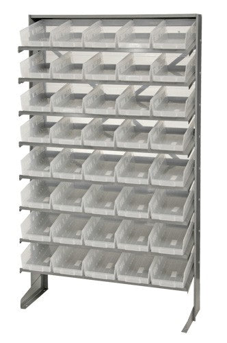 Economy 4" Shelf Bin Sloped Shelving Systems  QPRS-102