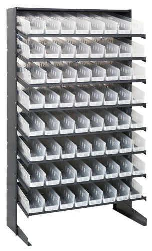Economy 4" Shelf Bin Sloped Shelving Systems  QPRS-103