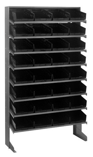 Economy 4" Shelf Bin Sloped Shelving Systems  QPRS-107
