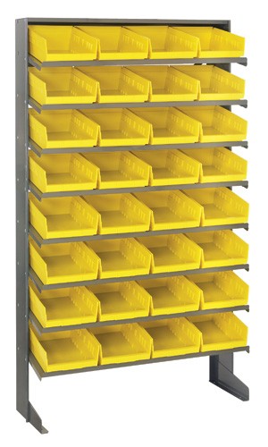 Economy 4" Shelf Bin Sloped Shelving Systems  QPRS-107