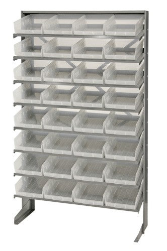 Economy 4" Shelf Bin Sloped Shelving Systems  QPRS-107