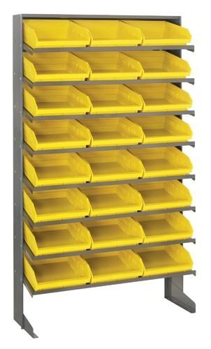 Economy 4" Shelf Bin Sloped Shelving Systems  QPRS-110