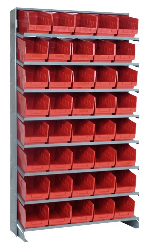 Store-More 6" Shelf Bin Sloped Shelving Systems QPRS-202