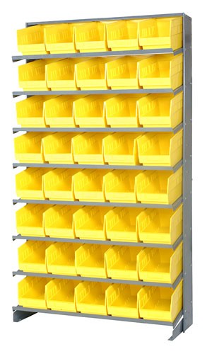 Store-More 6" Shelf Bin Sloped Shelving Systems QPRS-204