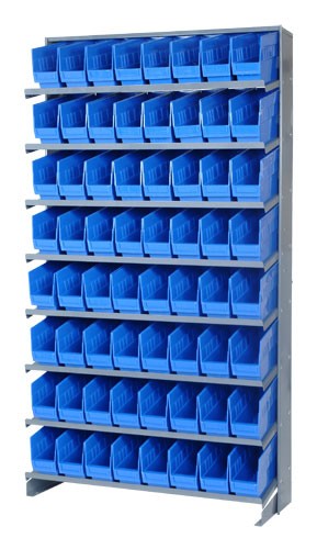 Store-More 6" Shelf Bin Sloped Shelving Systems QPRS-203