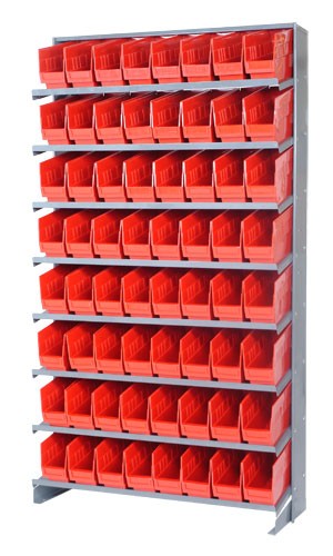 Store-More 6" Shelf Bin Sloped Shelving Systems QPRS-203