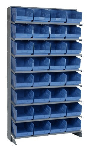 Store-More 6" Shelf Bin Sloped Shelving Systems QPRS-208