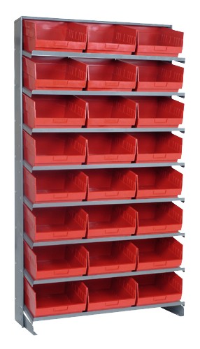 Store-More 6" Shelf Bin Sloped Shelving Systems QPRS-210