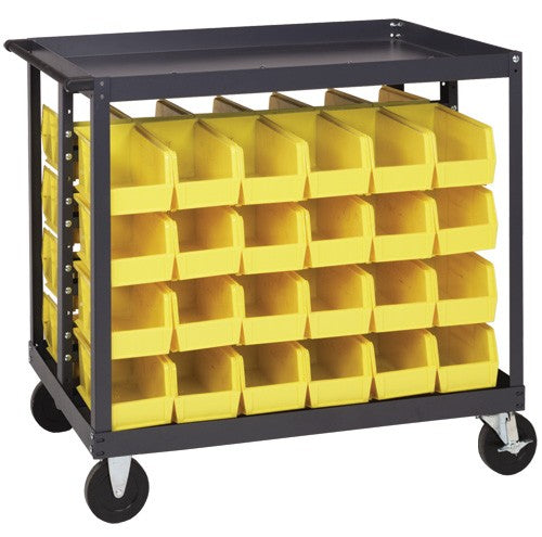 36"L x 24"W x 35-1/2"H QRC-4D Mobile Ergonomic Cart