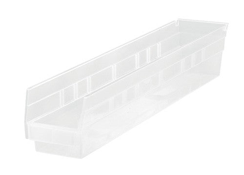 Clear-View Economy Shelf Bin 23-5/8" x 4-1/8" x 4" ( Case of 16 )