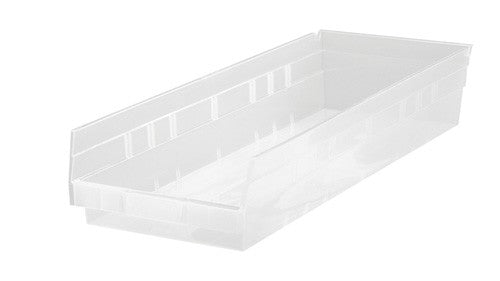 Clear-View Economy Shelf Bin 23-5/8" x 8-3/8" x 4" ( Case of 6 )