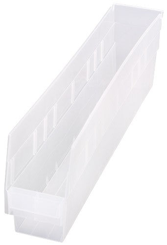 STORE-MORE 6"H Shelf Bin  23-5/8" x 4-3/8" x 6" ( Case of 16 )